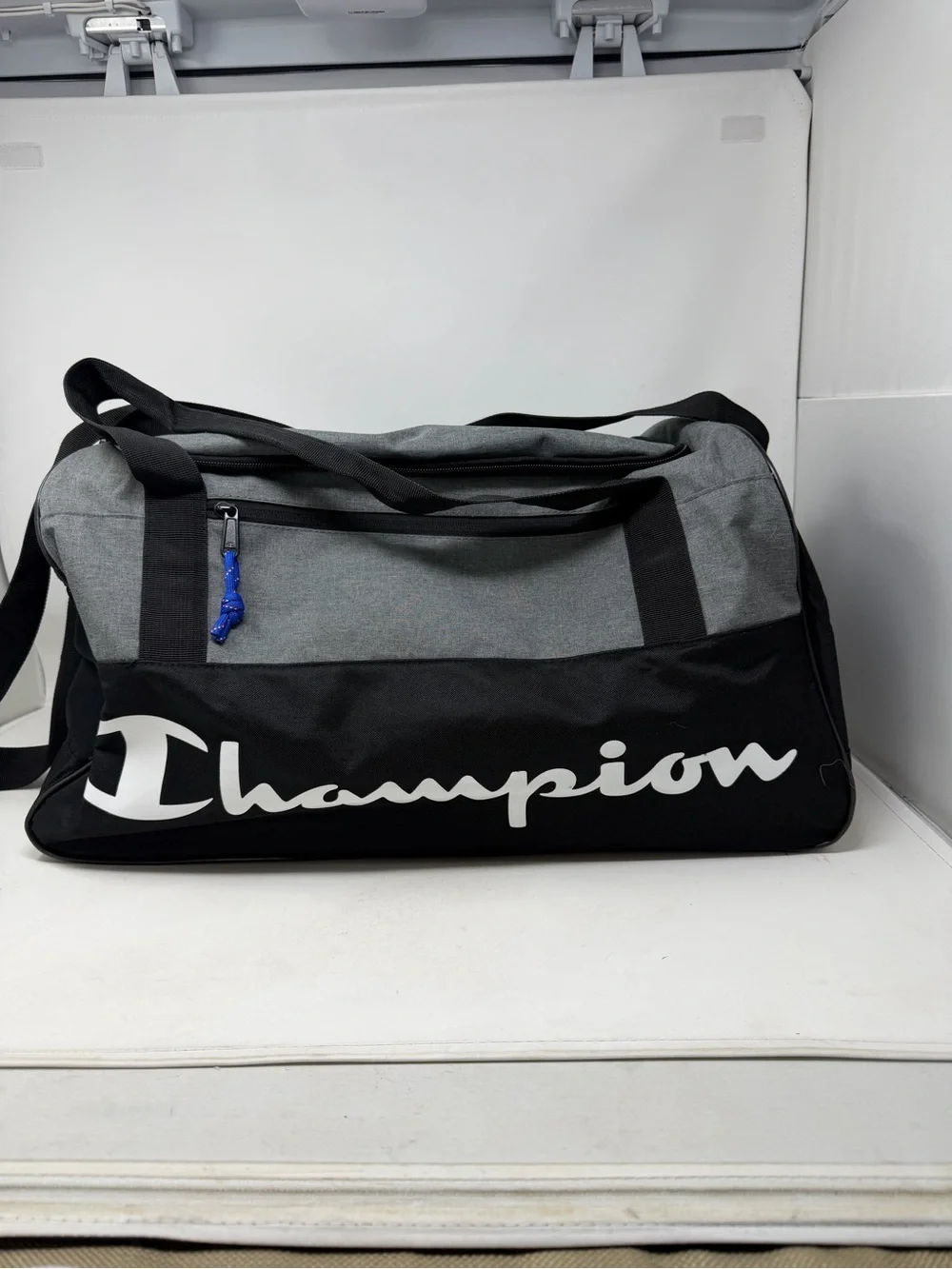Champion grey duffle